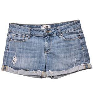 Paige Blue Denim Shorts Size 27